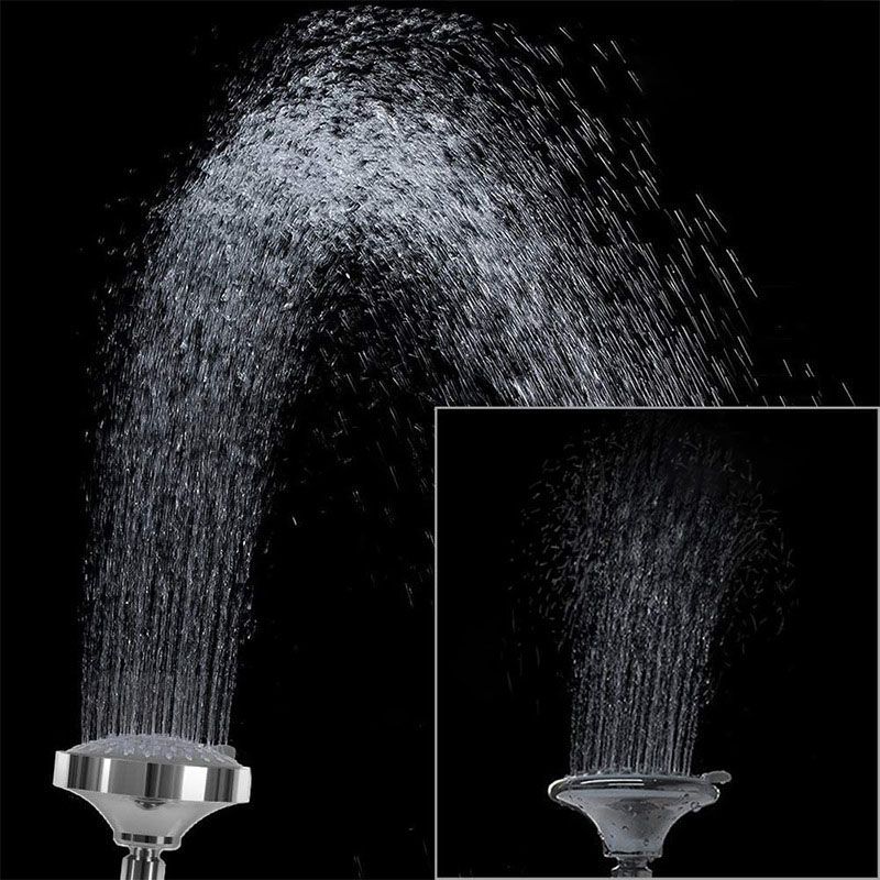 Sikunuo | Modern Shower Head Self-Cleaning Standard Round Shower Heads in Silver