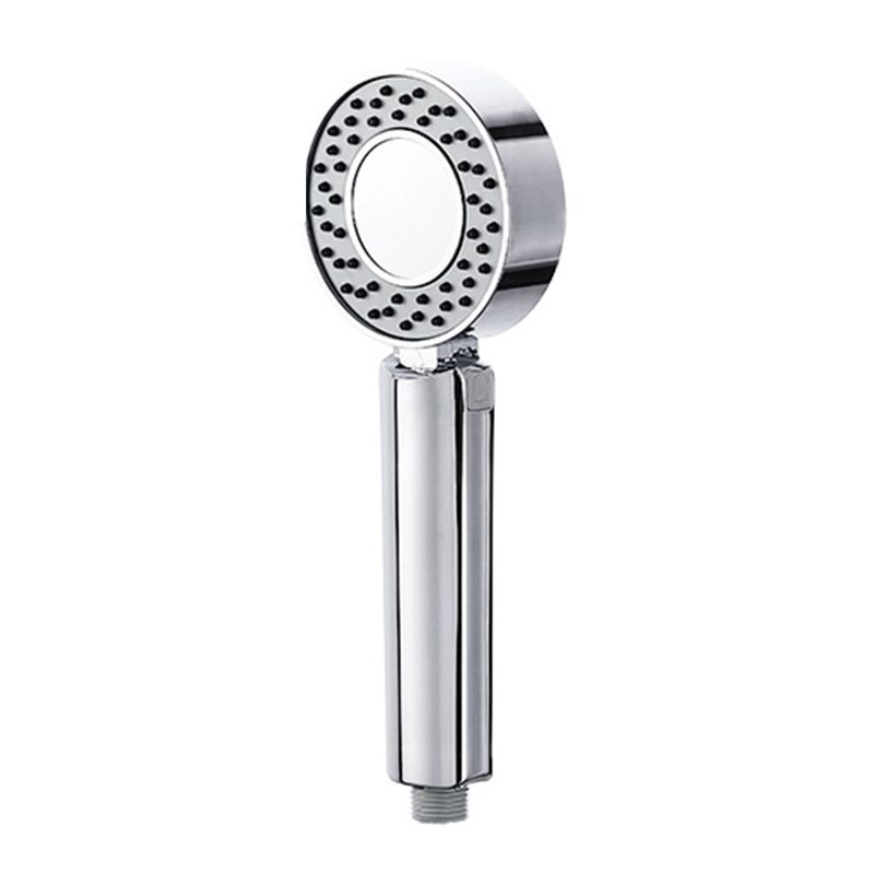 Sikunuo | Contemporary Wall-Mounted Shower Head Combination Chrome Round Hand Shower