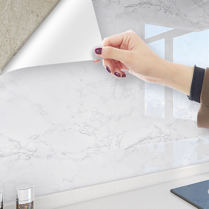 Sikunuo | Rectangular Wallpaper Modern Peel and Stick Back Wall Tiles