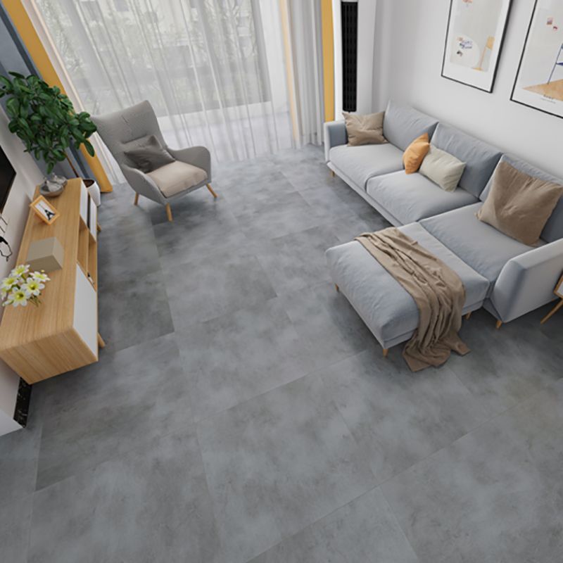 Sikunuo | Classic Style Square PVC Flooring Self-Adhesive Stone Look Smooth PVC Flooring