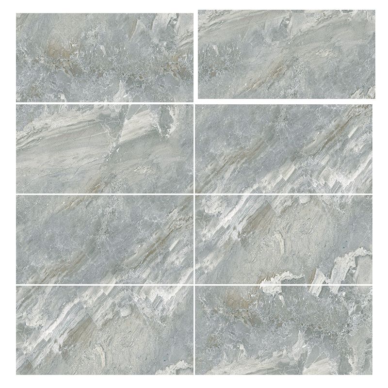 Sikunuo | Modern Peel and Stick Splash Guard PVC Rectangular Wallpaper for the Shower