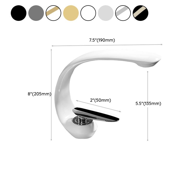 Sikunuo | Unique Bathroom Waterfall Spout Brass Basin Faucet