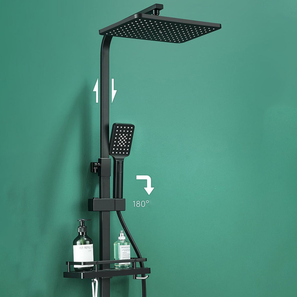 Sikunuo | Modern adjustable water flow shower faucet shower hose shower system on the wall