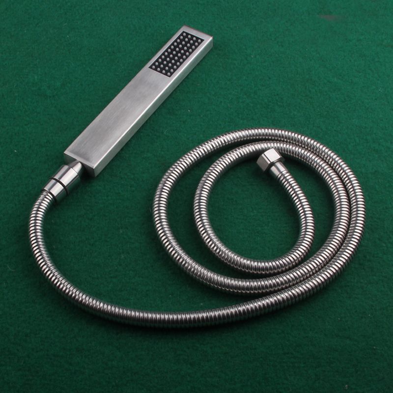 Sikunuo | Simple Rectangle Shower Head 304 Stainless Steel Hand Shower