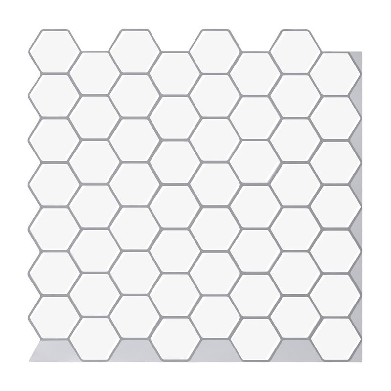 Sikunuo | Peel and Stick Wall Tile Water Repellent Rectangle PVC Peel & Stick Subway Tile
