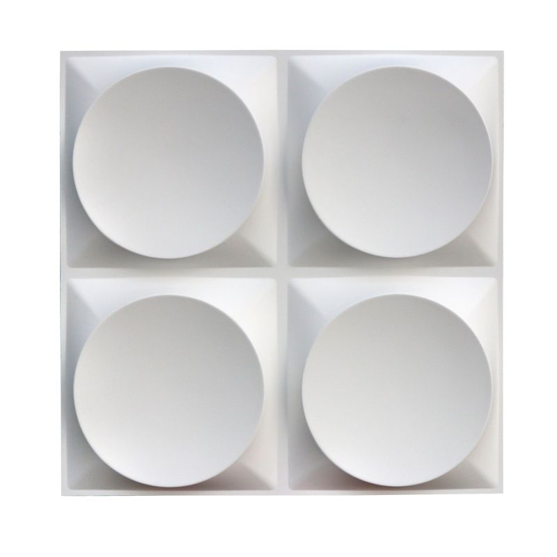 Sikunuo | Modern Style PVC Wall Panel Living Room Peel and Stick Wall Covering 3D Wall Covering