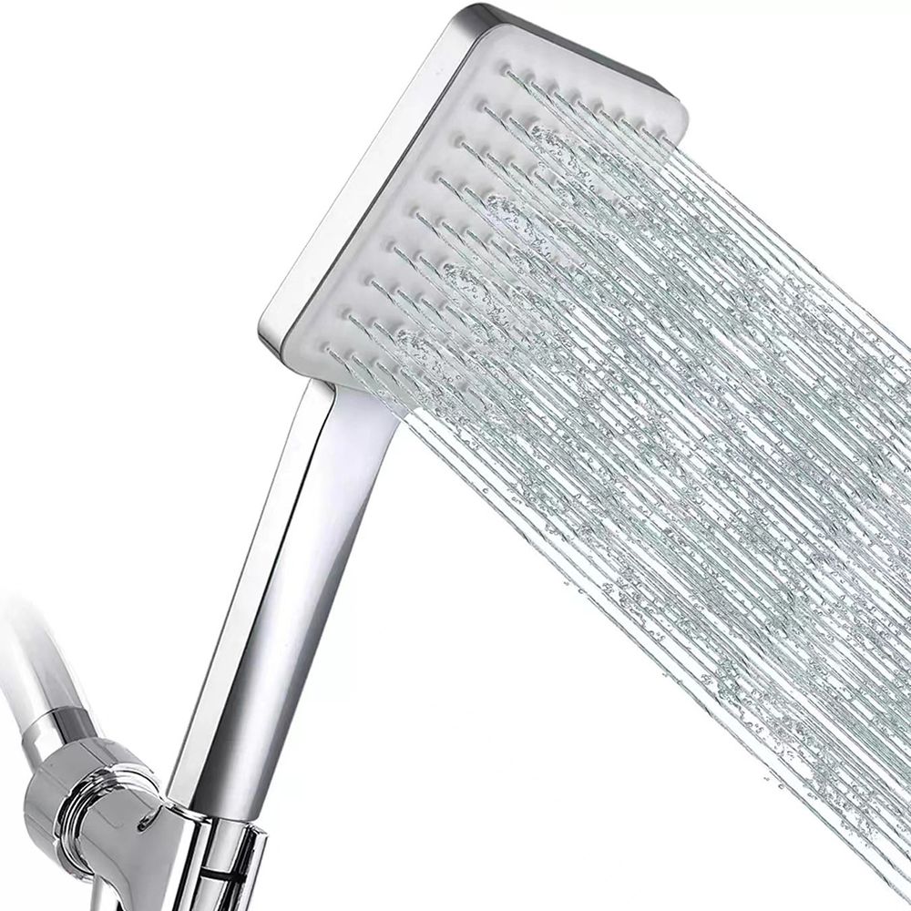 Sikunuo | Classic Handheld Showerhead Standard Round Showerheads in Silver