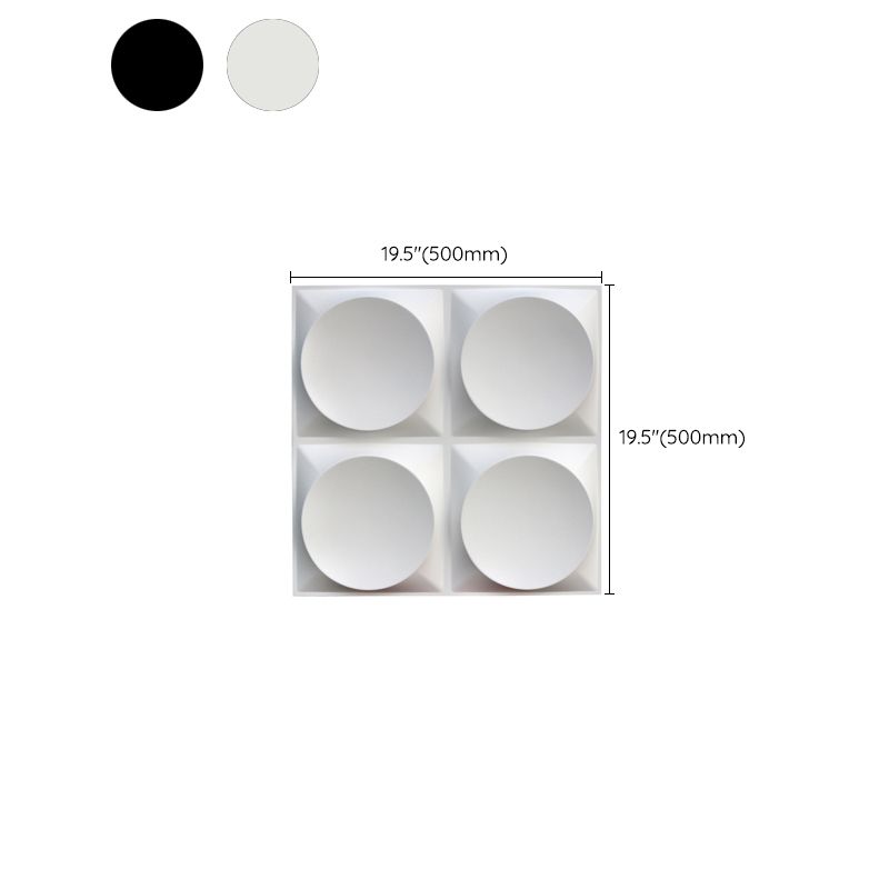 Sikunuo | Modern Style PVC Wall Panel Living Room Peel and Stick Wall Covering 3D Wall Covering