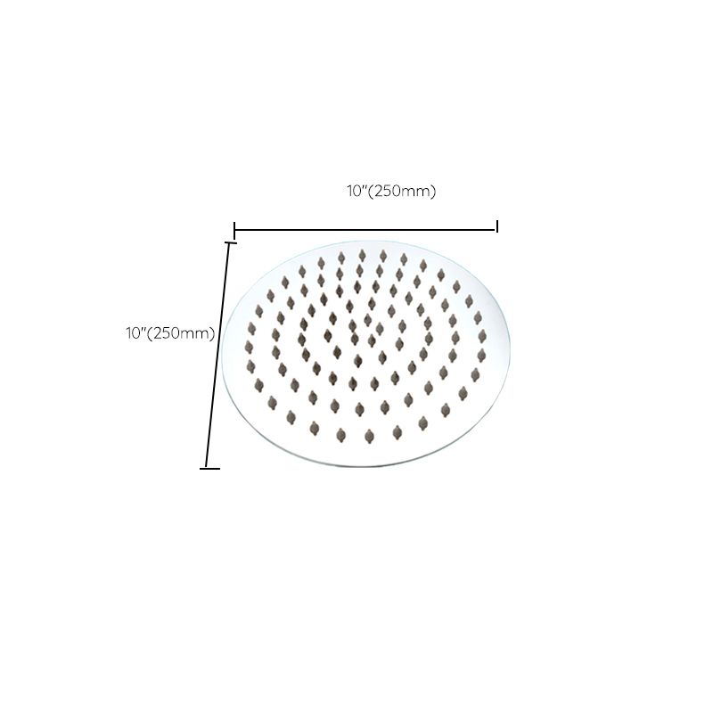 Sikunuo | Large Shower Head 304 Stainless Steel Standard Spray Pattern Fixed Shower Head