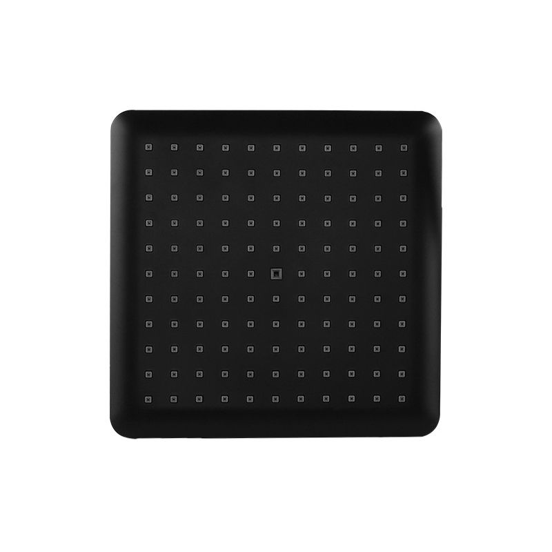 Sikunuo | Modern square matte black shower head rainfall shower head combo
