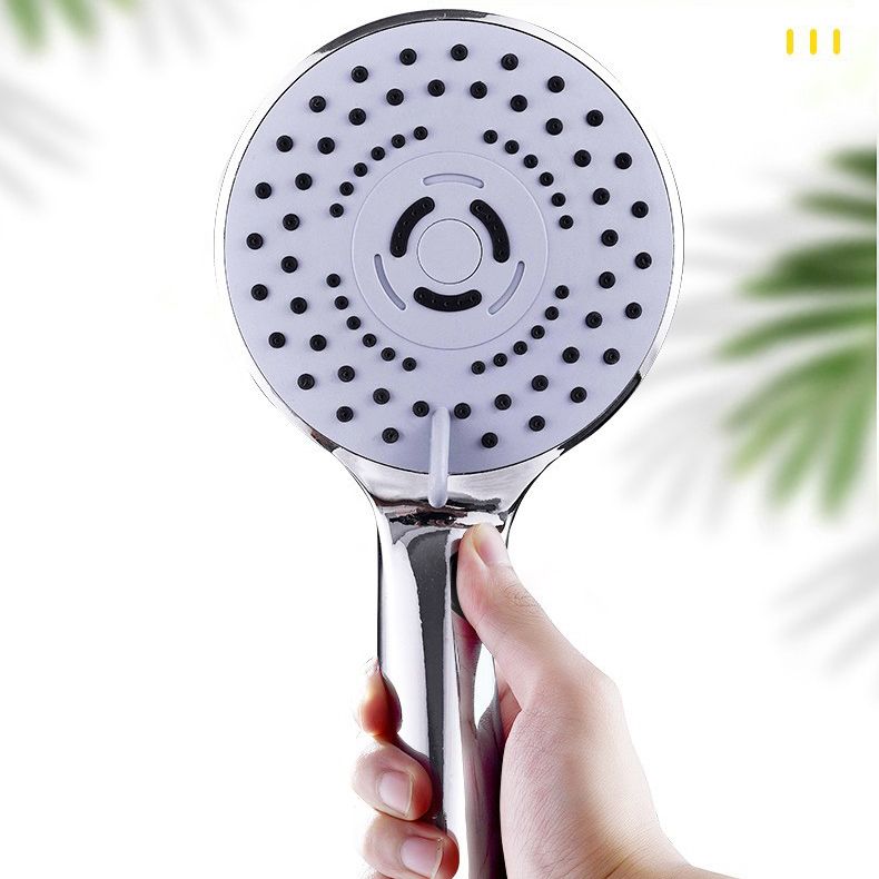Sikunuo | Modern Plastic Shower Head Round Handheld Shower Head with Adjustable Water Flow