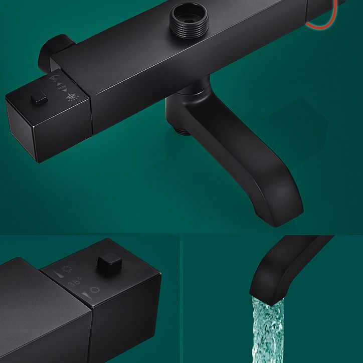 Sikunuo | Adjustable Spray Sample Shower Combination Metal Shower Fitting Arm Shower Head with Slip Bar
