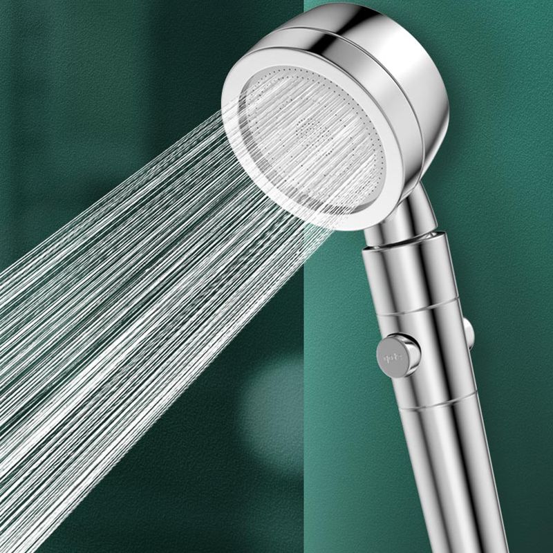 Sikunuo | Modern Showerhead Combination Double Showerhead Polished Stainless Steel Wall Mounted Showerhead
