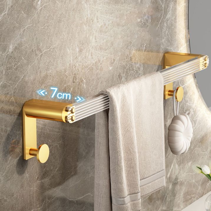 Sikunuo | Modern Golden Bathroom Accessories Single Piece or in Set with Bathroom Shelf