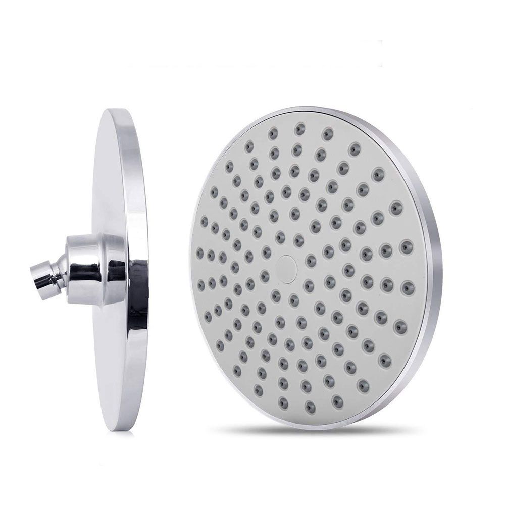 Sikunuo | Contemporary Fest Shower Head Round Shower Head Combo in Silver