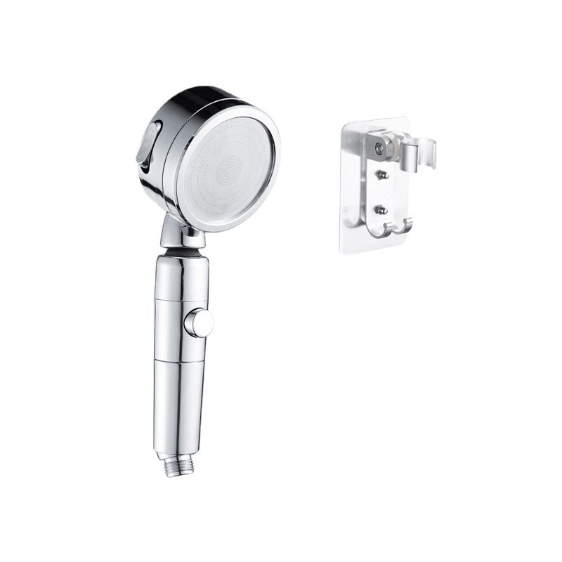 Sikunuo | Contemporary Handheld Showerhead Round 3 Settings Sprayhead in Silver