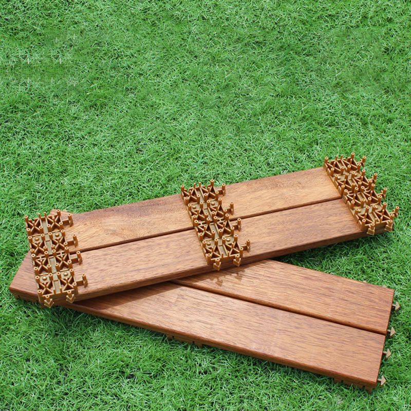 Sikunuo | Basic Wood Tile Set Composite Layable Patio Tiles