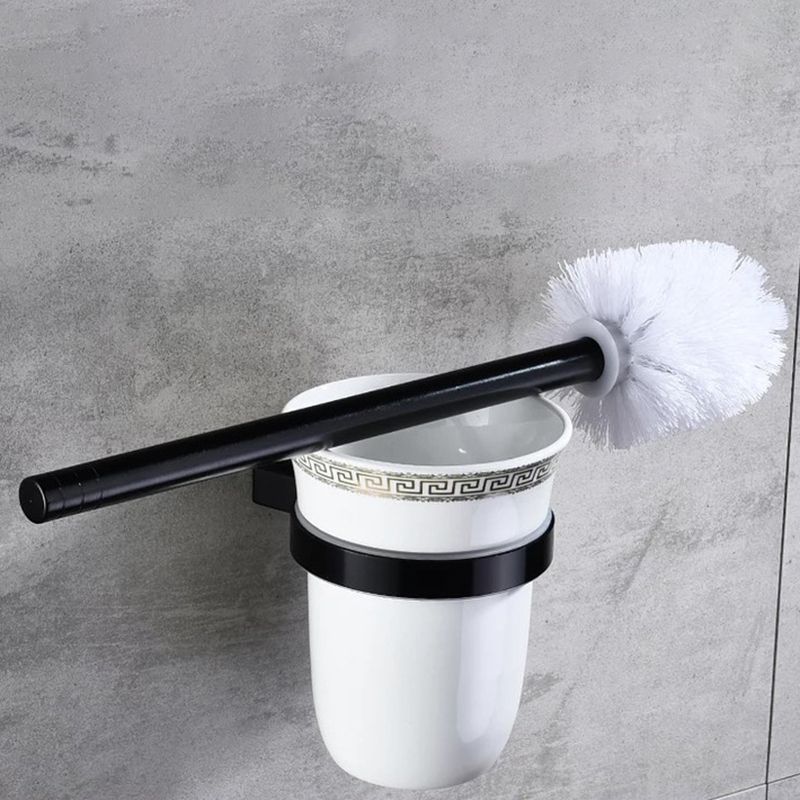 Sikunuo | Modern 5/6-piece bathroom accessory set with bathroom shelf/robe hooks/towel bar