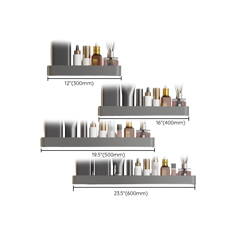 Sikunuo | Minimalist Matte Metal Bathroom Accessory Set Modern Bathroom Shelf