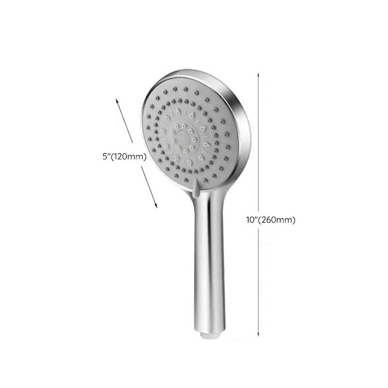 Sikunuo | Modern Adjustable Handheld Showerhead Chrome Round Handheld Showerhead