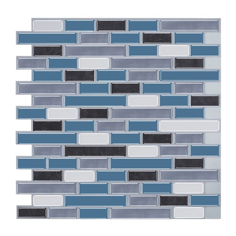 Sikunuo | Peel and Stick Wall Tile Water Repellent Rectangle PVC Peel & Stick Subway Tile