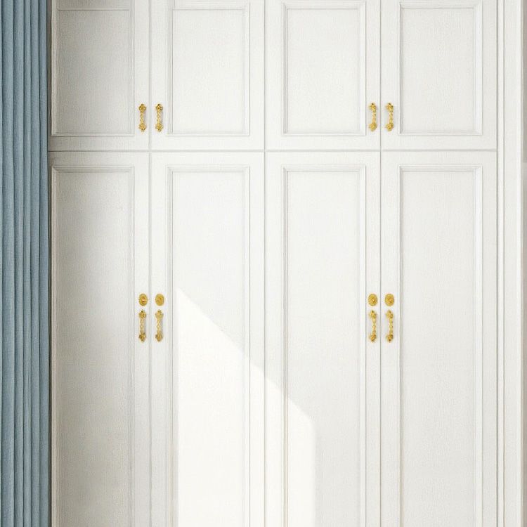 Sikunuo | Modern Pearl Wainscoting PVC Wood Grain Wall Access Panel Peel and Stick Wall Tile