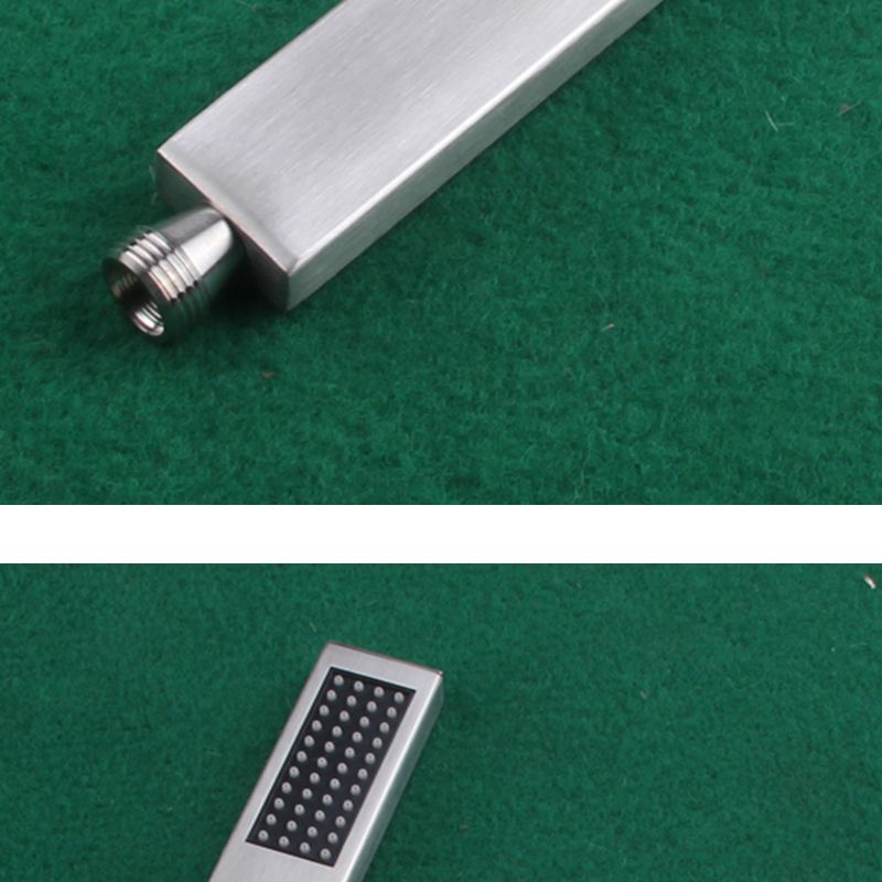 Sikunuo | Simple Rectangle Shower Head 304 Stainless Steel Hand Shower
