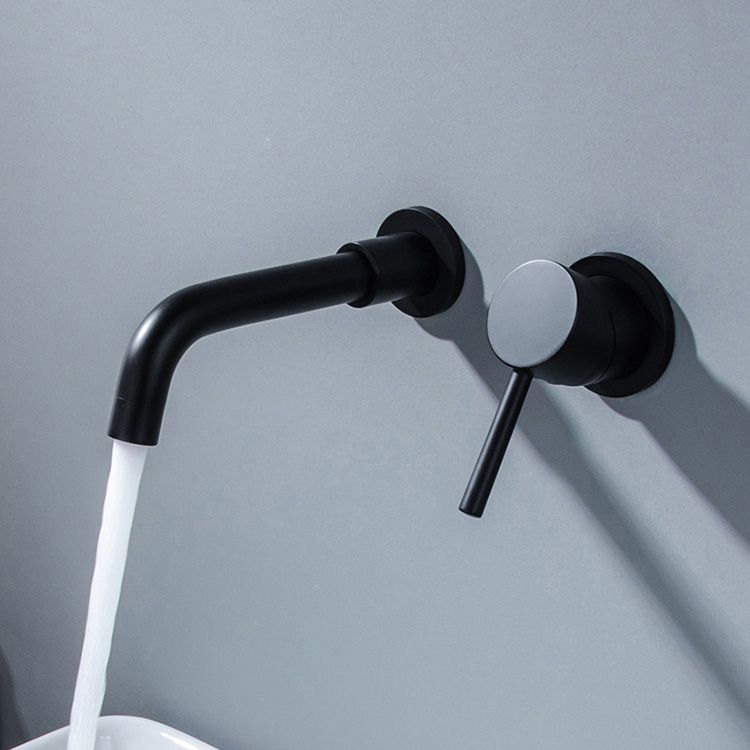 Sikunuo | Modern Brass Roman Bathtub Faucet with 1 Lever Handle Bathtub Faucet
