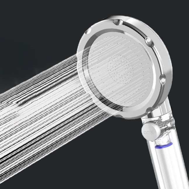 Sikunuo | Silver Hand Shower Standard Round Showerhead Combo
