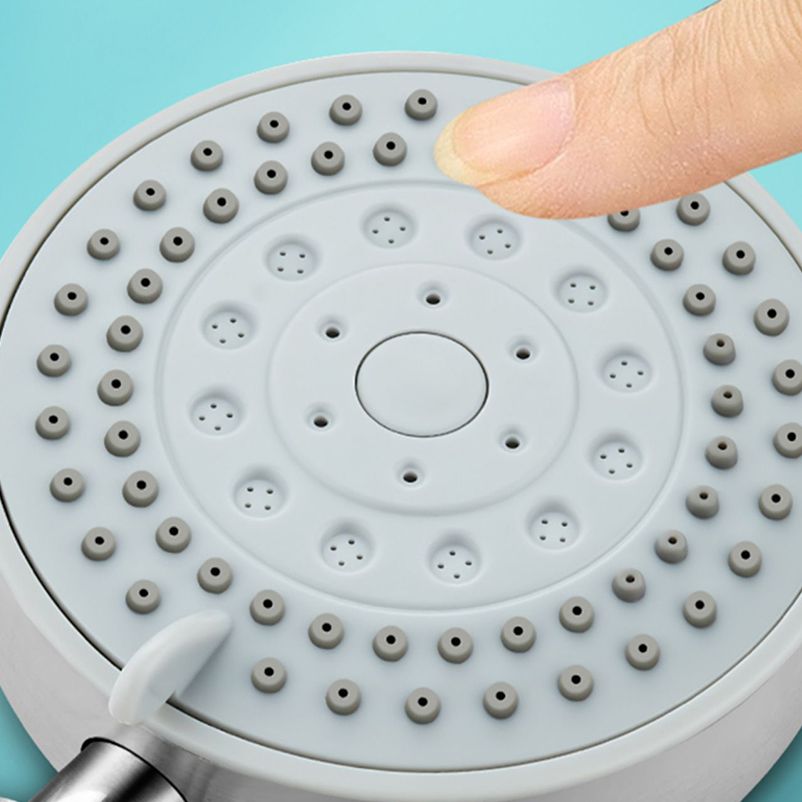 Sikunuo | Round self-cleaning hand shower adjustable spray pattern stainless steel hand shower