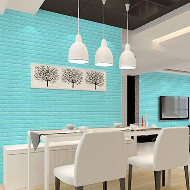 Sikunuo | Modern Wall Tile PVC 3D Embossing Self-Adhesive Waterproof Interior Wall Panel
