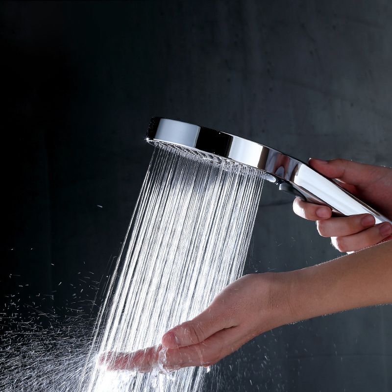 Sikunuo | Round Showerhead Combo Modern Rain Shower Handheld Showerhead