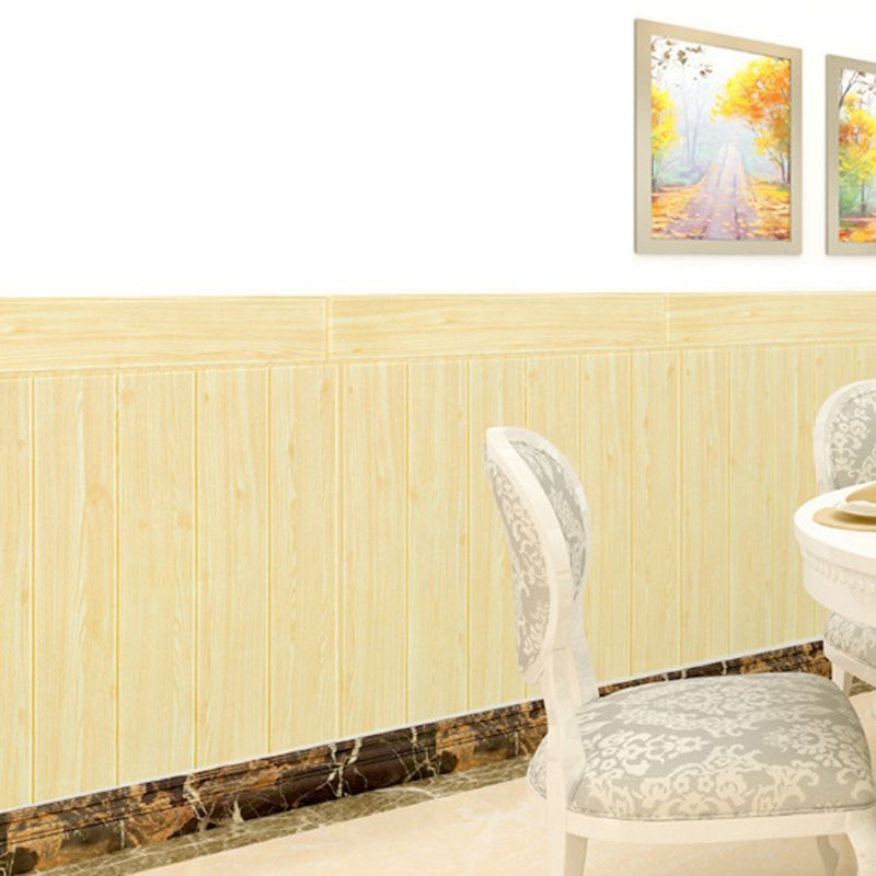 Sikunuo | Modern Wood Paneling Smooth Wall Indoor Wood Planks Set of 2