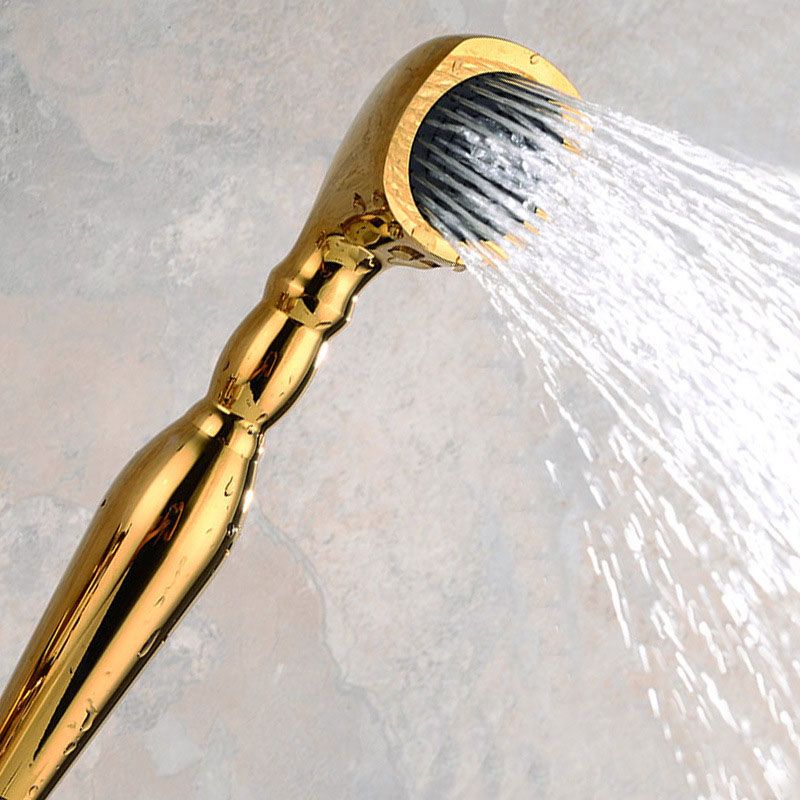 Sikunuo | All-Copper Single-Function Handheld Showerhead European Style Antique Rain Showerhead