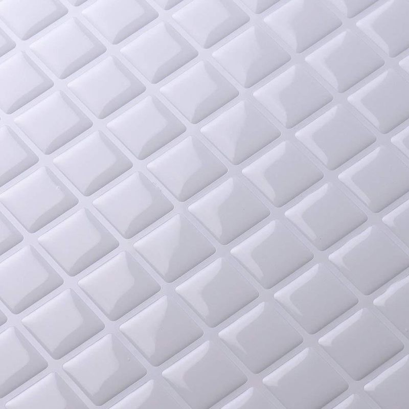 Sikunuo | Peel-and-Stick Tile Square Stain-Resistant Mosaic Peel-and-Stick Tile for the Kitchen