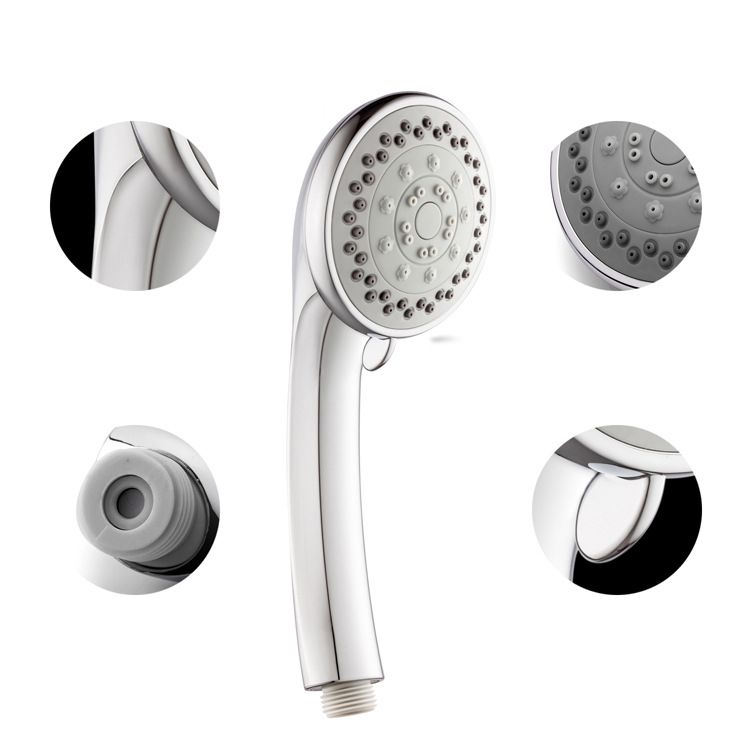 Sikunuo | Single Double Showerhead Square High Arc Showerhead Combo in Chrome