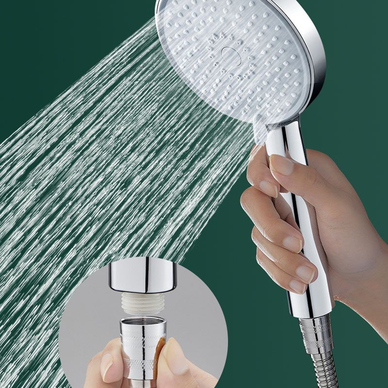 Sikunuo | Round Handheld Shower Head with Self-Cleaning Wall-Mounted Shower Head