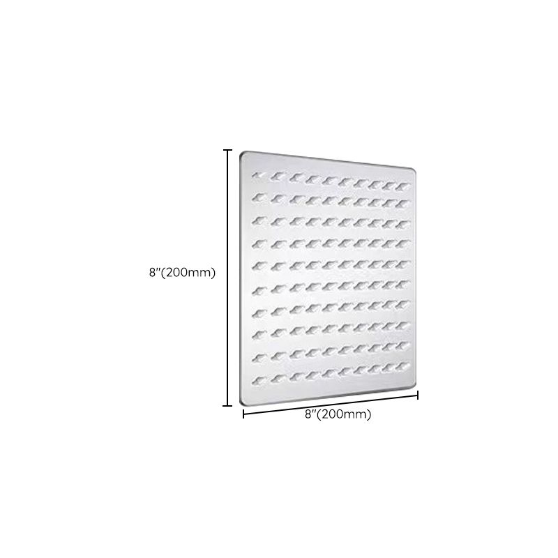 Sikunuo | Classic Dual Shower Head Water-efficient Square Metal Dual Shower Head