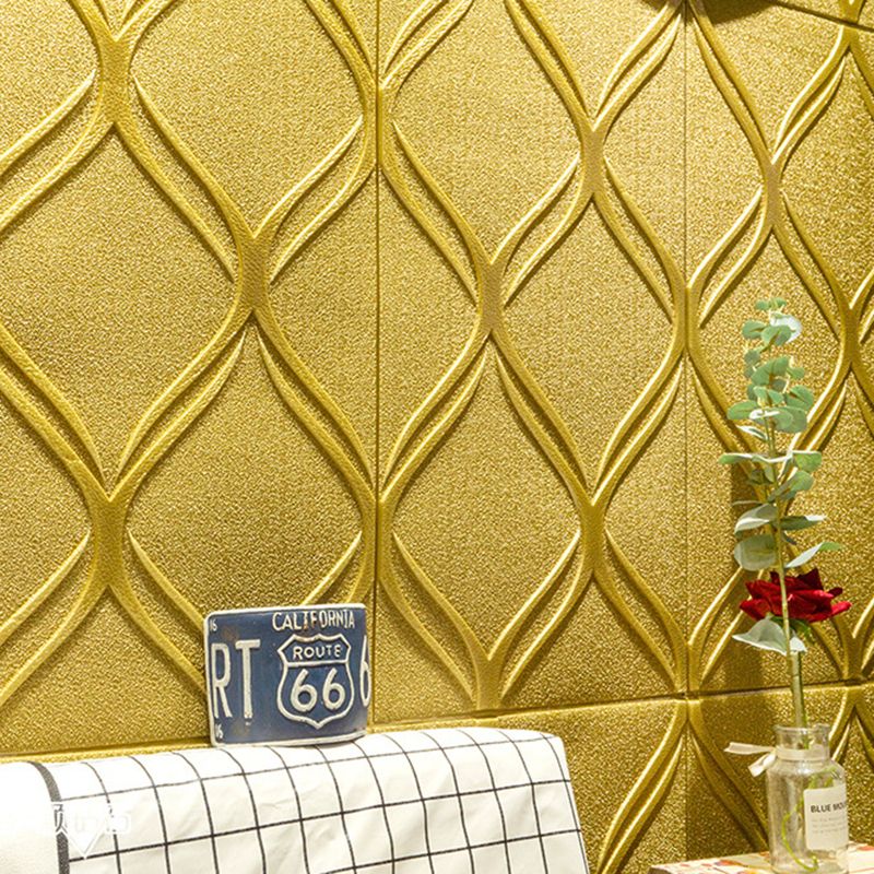 Sikunuo | Contemporary waterproof wall planks striped brick bedroom wall panels