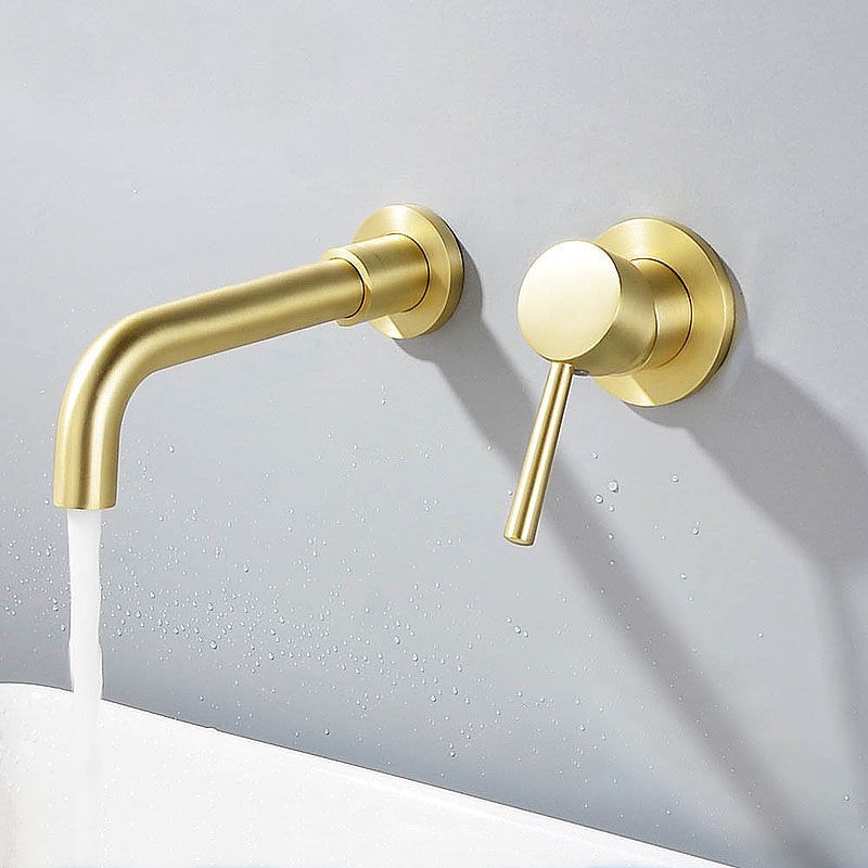 Sikunuo | Wall mounted metal bathtub faucet single lever swivel bathtub tap trim