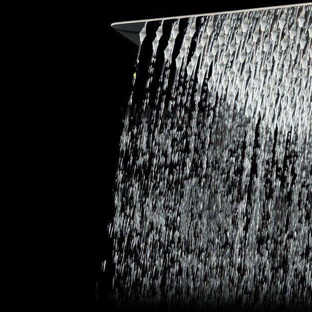 Sikunuo | Stainless Steel Showerhead Combo Modern Fixed Showerhead for the Bathroom