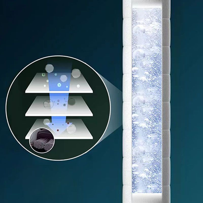 Sikunuo | Showerhead 3-Stage Modern Round Plastic Water Filtration Hand Shower