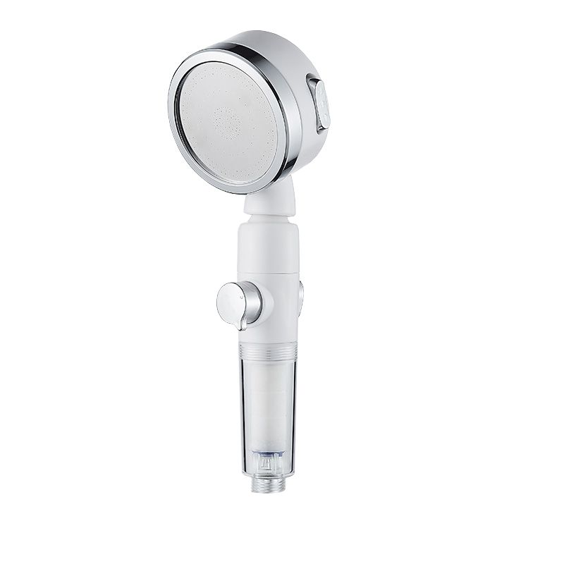 Sikunuo | Modern Handheld Shower Head Silver Round Standard Shower Heads