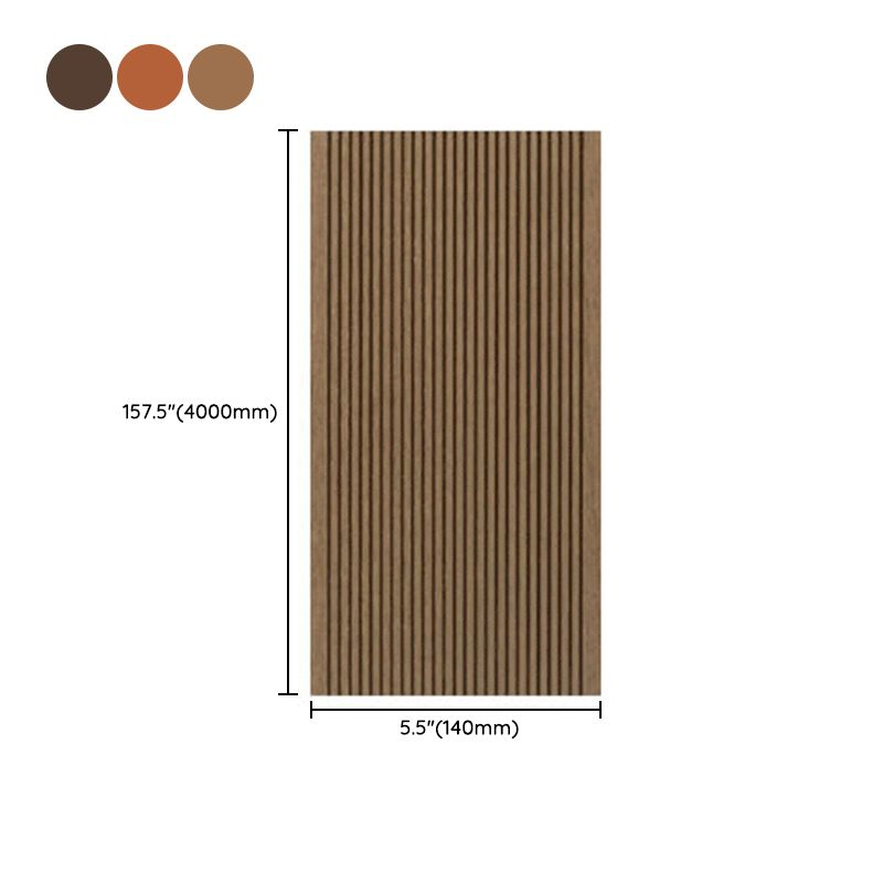 Sikunuo | Outdoor Wood Decking Waterproof Striped Pattern Floorboard