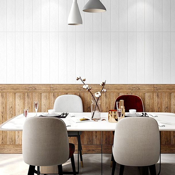 Sikunuo | Wall paneling Vinyl Peel and Stick Smooth Waterproof Interior Wall Paneling