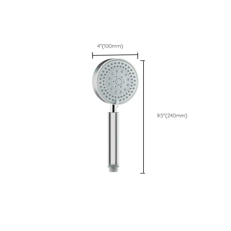 Sikunuo | Round self-cleaning hand shower adjustable spray pattern stainless steel hand shower