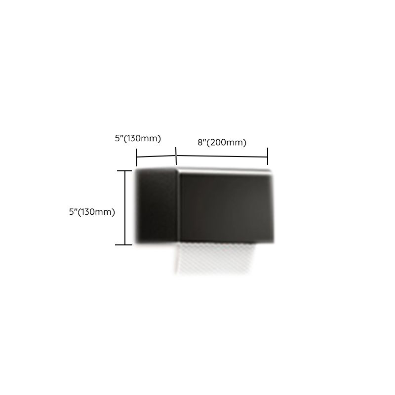 Sikunuo | Modern Bathroom Set Matte Black Bathroom Shelf Towel Holder Bathroom Accessories Set