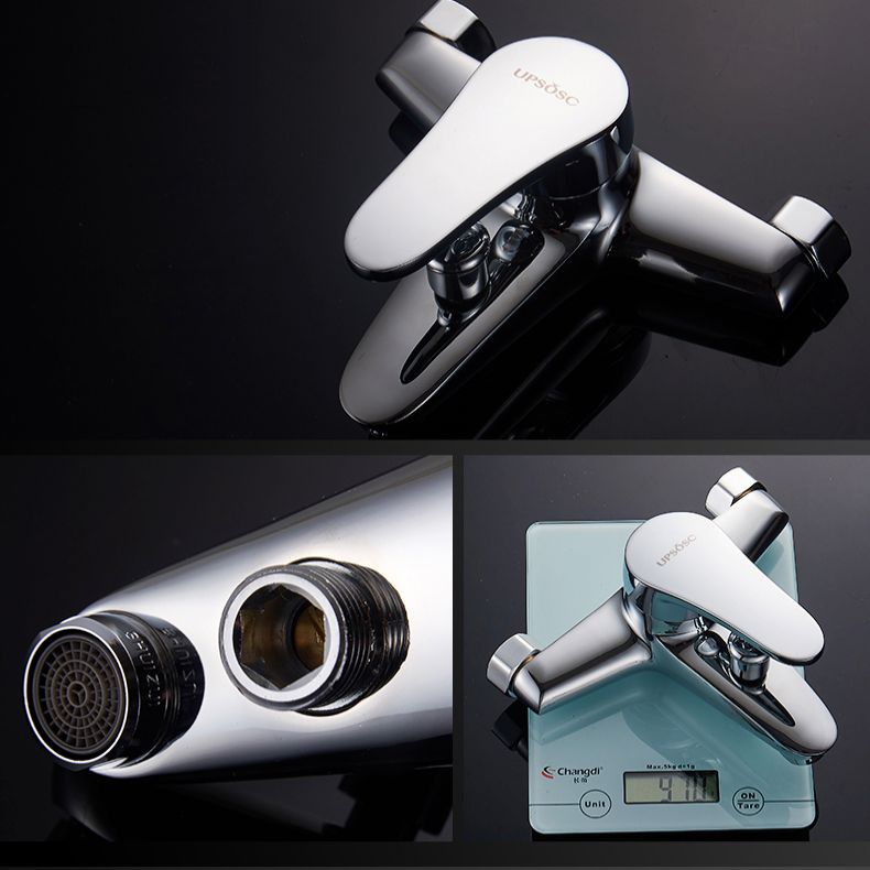 Sikunuo | Tradition Fixed Bathtub Mixer Wall Mount Lever Handle Bathtub Mixer