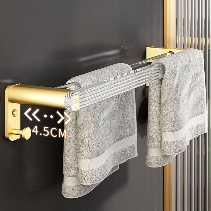 Sikunuo | 6-piece bathroom accessory set made of gold-colored metal bathroom hardware set