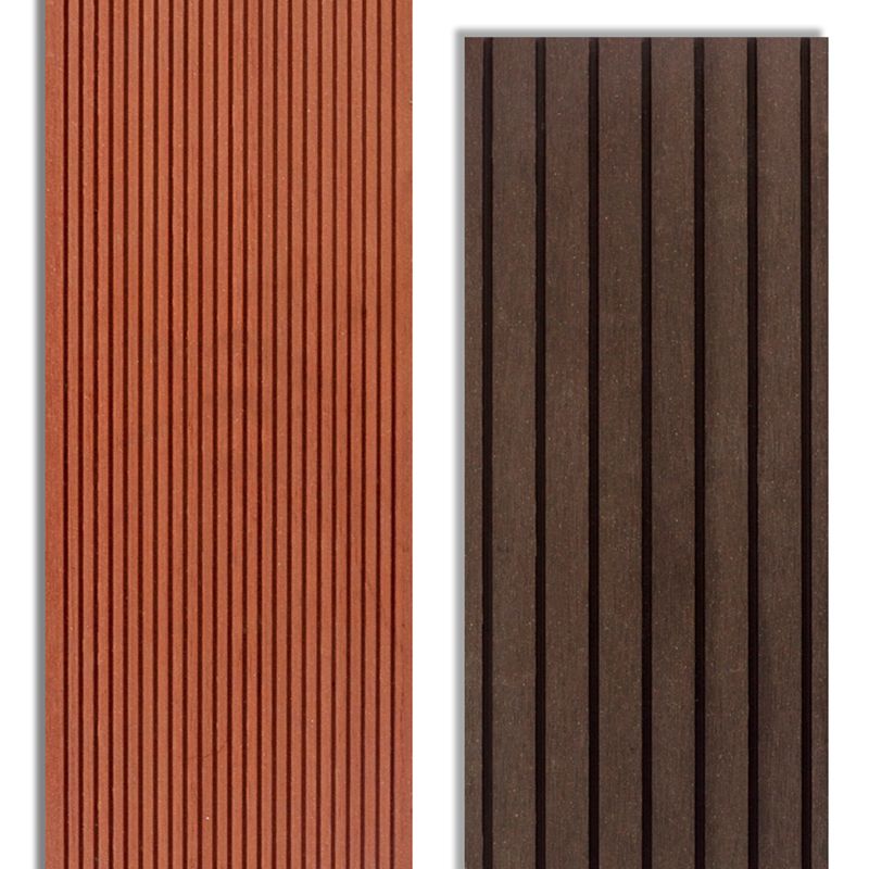 Sikunuo | Outdoor Wood Decking Waterproof Striped Pattern Floorboard